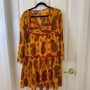 Anthropologie sheer mini dress.